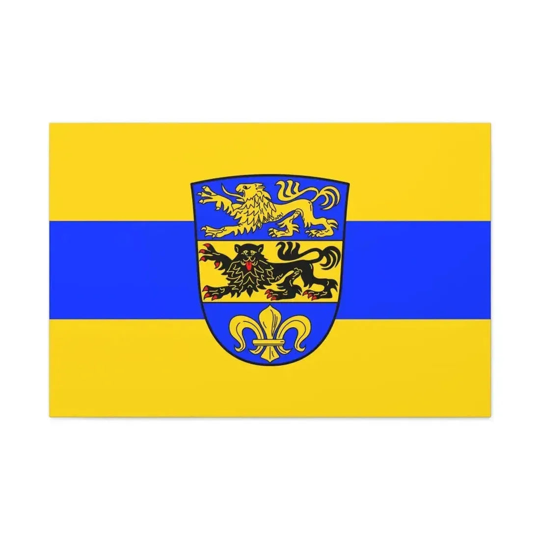Flag of Dillingen an der Donau Germany - Canvas Wall Art - The Sticker Space