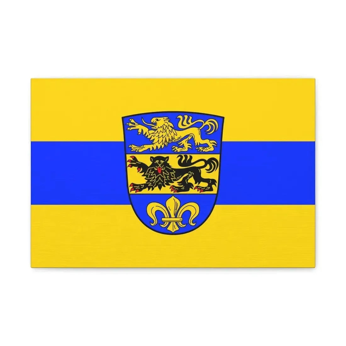 Flag of Dillingen an der Donau Germany - Canvas Wall Art - The Sticker Space