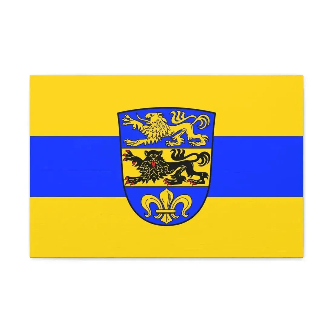 Flag of Dillingen an der Donau Germany - Canvas Wall Art - The Sticker Space
