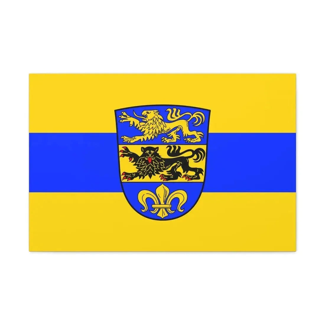 Flag of Dillingen an der Donau Germany - Canvas Wall Art - The Sticker Space