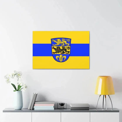 Flag of Dillingen an der Donau Germany - Canvas Wall Art - The Sticker Space