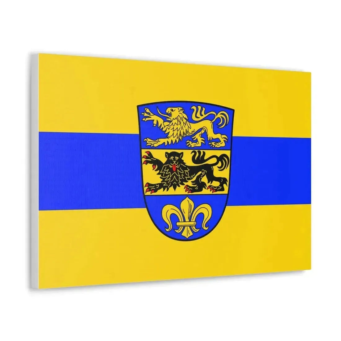 Flag of Dillingen an der Donau Germany - Canvas Wall Art - The Sticker Space