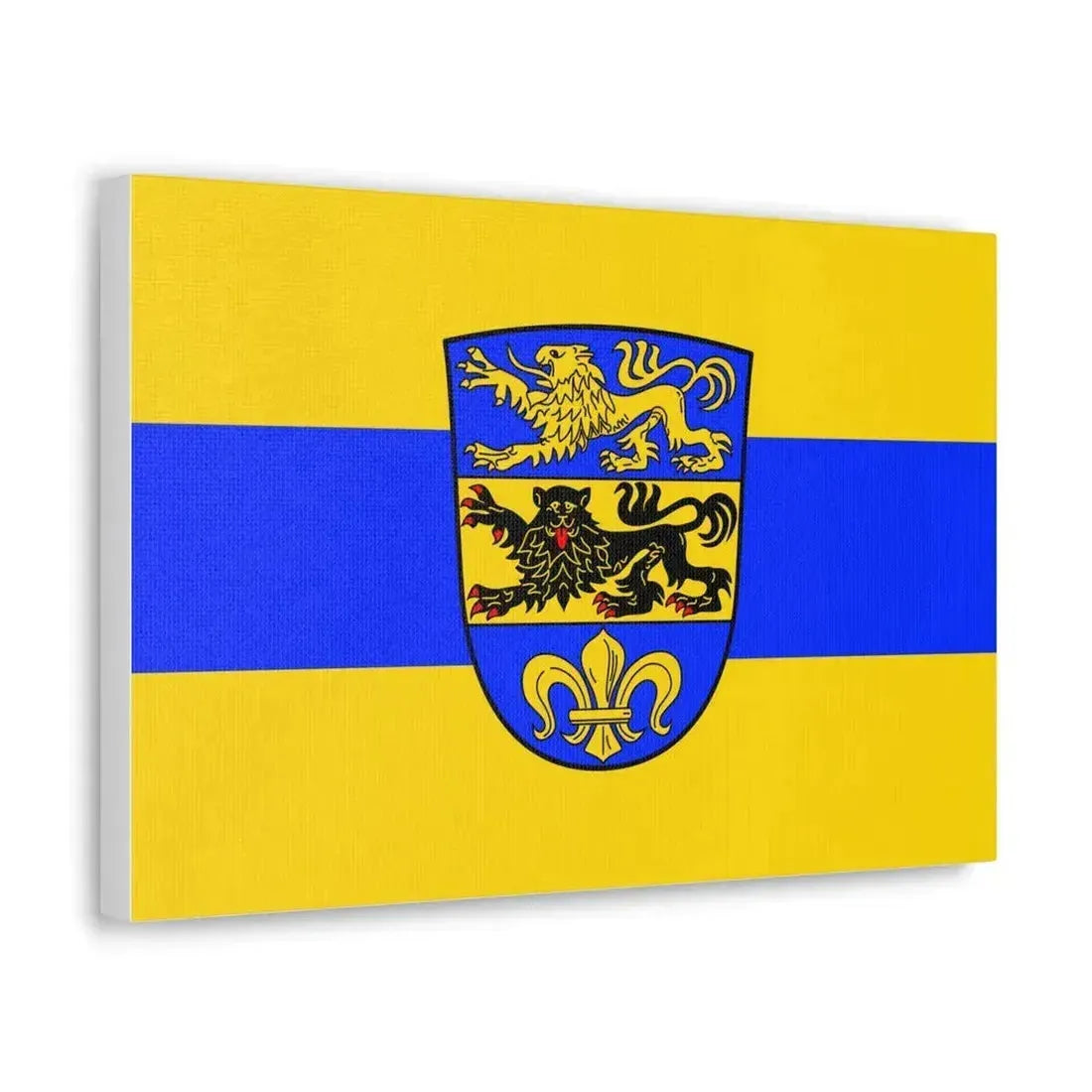 Flag of Dillingen an der Donau Germany - Canvas Wall Art - The Sticker Space