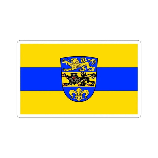 Flag of Dillingen an der Donau Germany STICKER Vinyl Die-Cut Decal 6 Inch - The Sticker Space