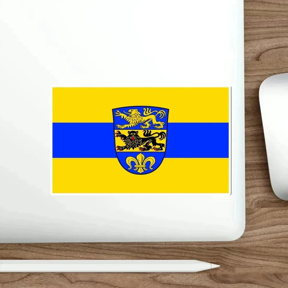 Flag of Dillingen an der Donau Germany STICKER Vinyl Die-Cut Decal - The Sticker Space