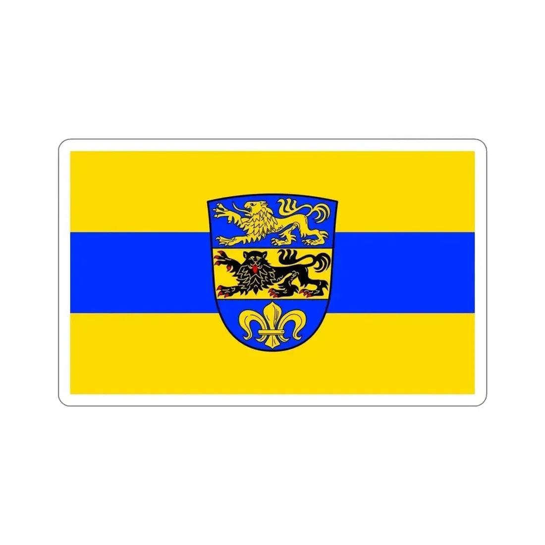 Flag of Dillingen an der Donau Germany STICKER Vinyl Die-Cut Decal - The Sticker Space