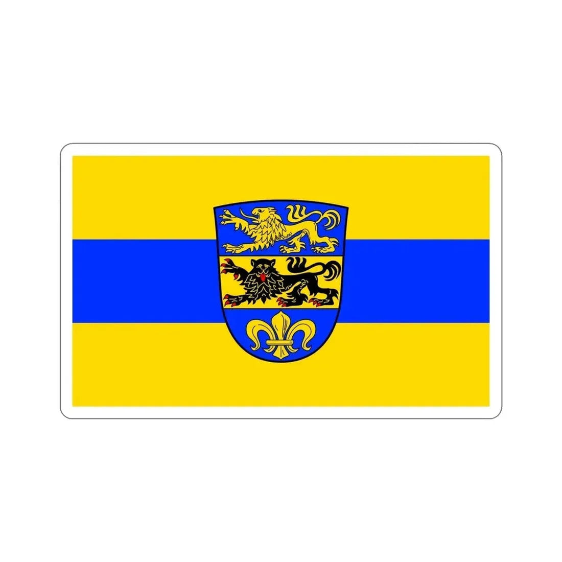 Flag of Dillingen an der Donau Germany STICKER Vinyl Die-Cut Decal - The Sticker Space