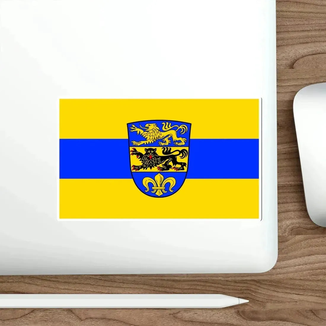 Flag of Dillingen an der Donau Germany STICKER Vinyl Die-Cut Decal - The Sticker Space