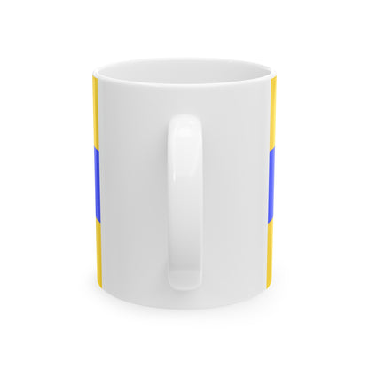 Flag of Dillingen an der Donau Germany - White Coffee Mug-The Sticker Space