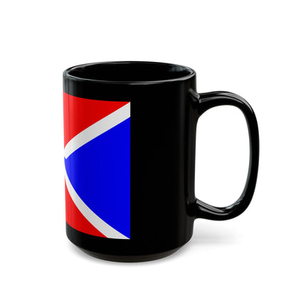 Flag of Dingli Malta - Black Coffee Mug-The Sticker Space