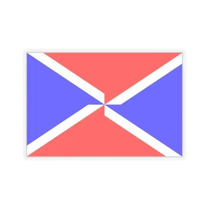 Flag of Dingli Malta - STICKER Vinyl Kiss-Cut Decal 3 Inch Transparent - The Sticker Space