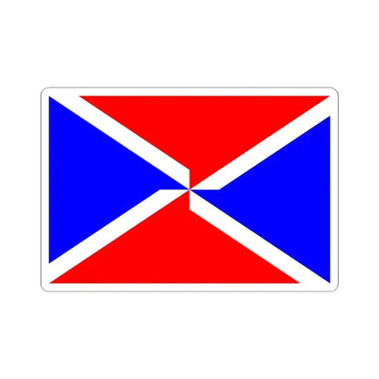 Flag of Dingli Malta - STICKER Vinyl Kiss-Cut Decal 4 Inch White - The Sticker Space