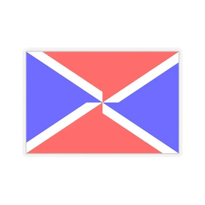 Flag of Dingli Malta - STICKER Vinyl Kiss-Cut Decal 6 Inch Transparent - The Sticker Space