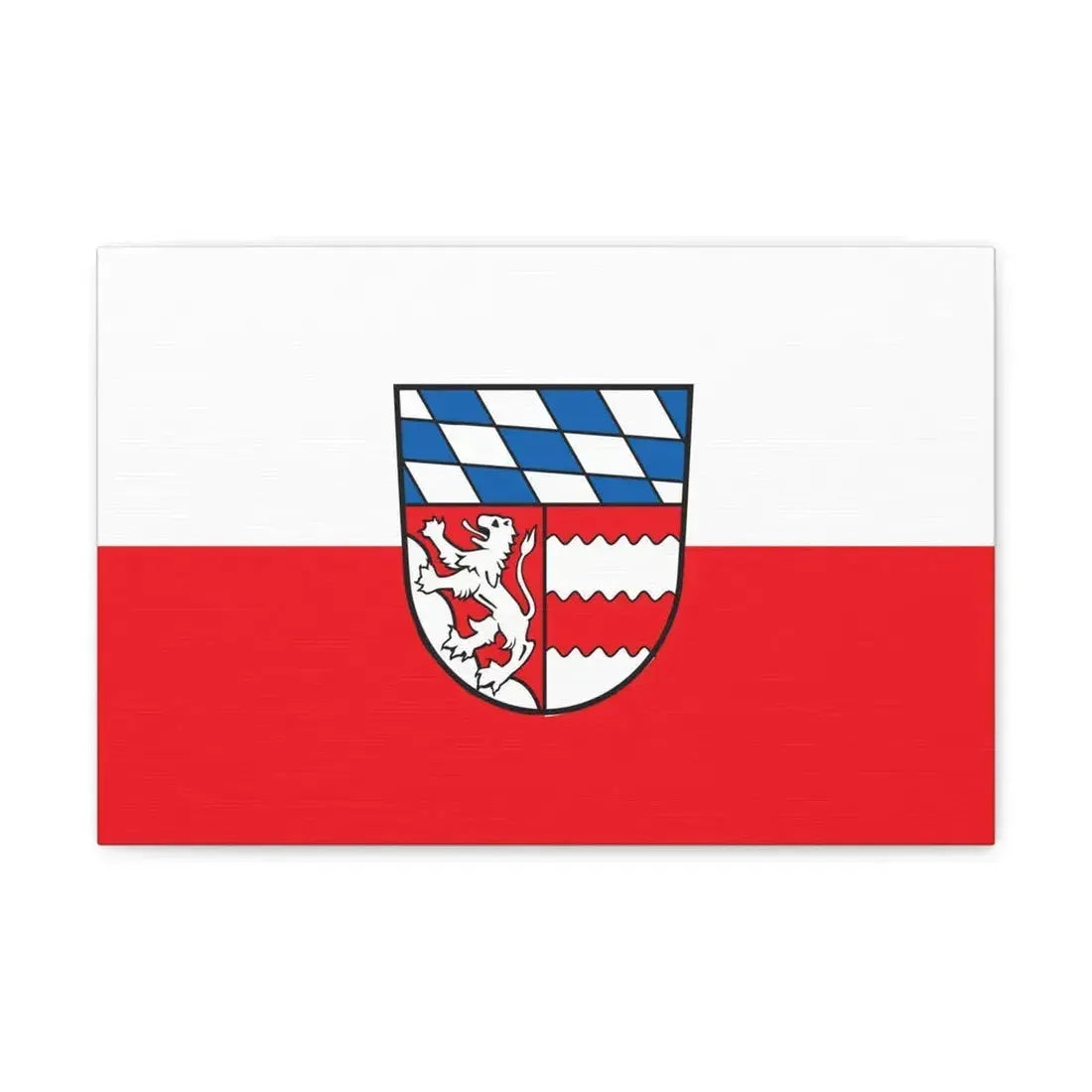 Flag of Dingolfing Landau Germany - Canvas Wall Art 18″ x 12″ 1.25" - The Sticker Space
