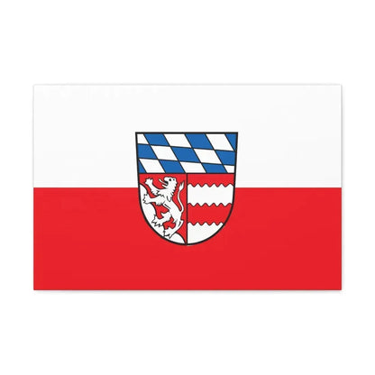 Flag of Dingolfing Landau Germany - Canvas Wall Art 24″ x 16″ 1.25" - The Sticker Space