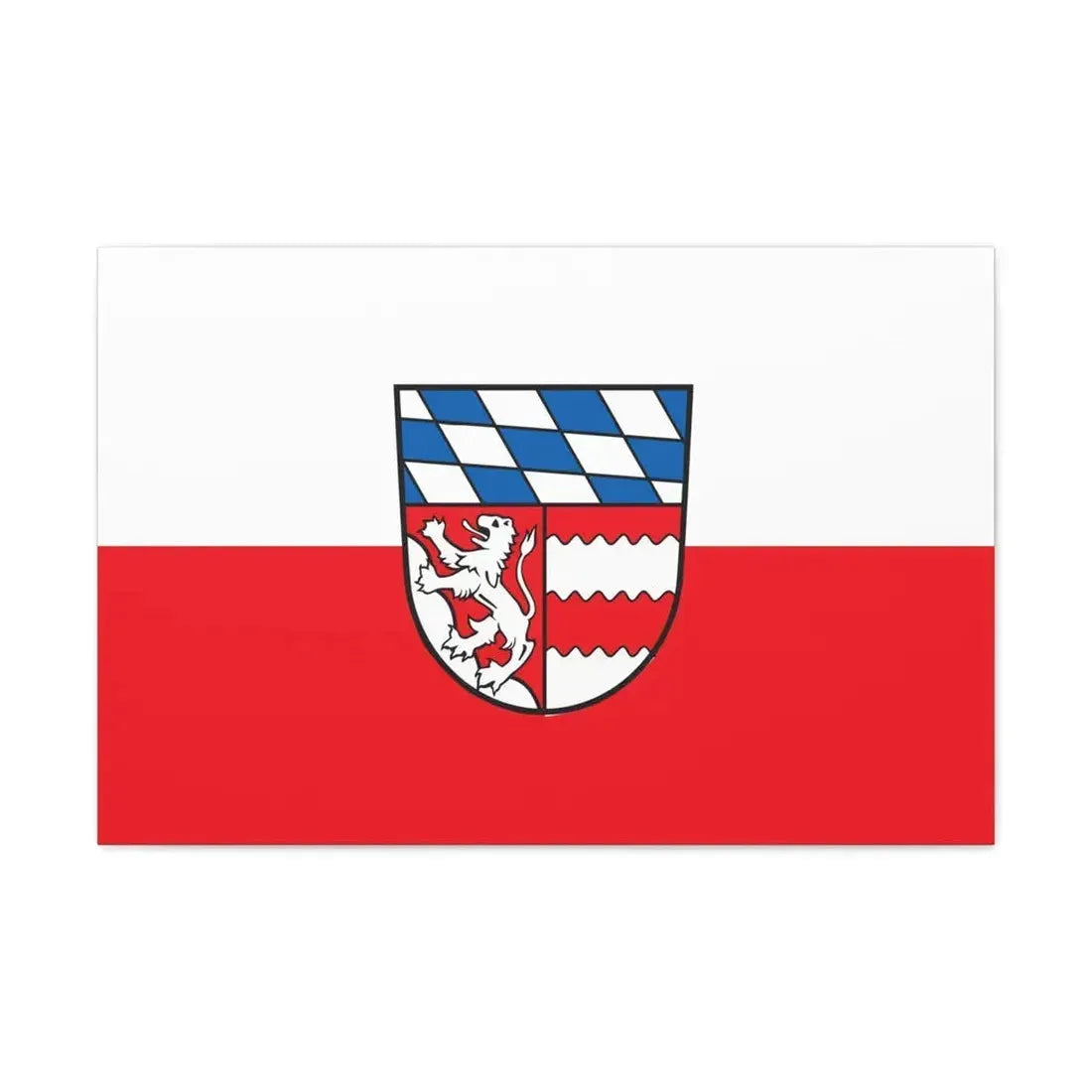 Flag of Dingolfing Landau Germany - Canvas Wall Art 30" x 20" 1.25" - The Sticker Space