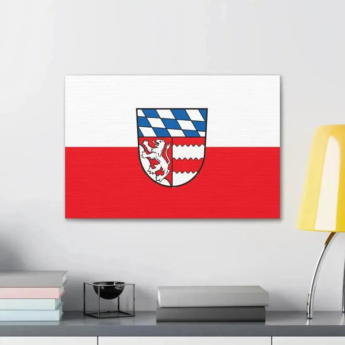 Flag of Dingolfing Landau Germany - Canvas Wall Art - The Sticker Space