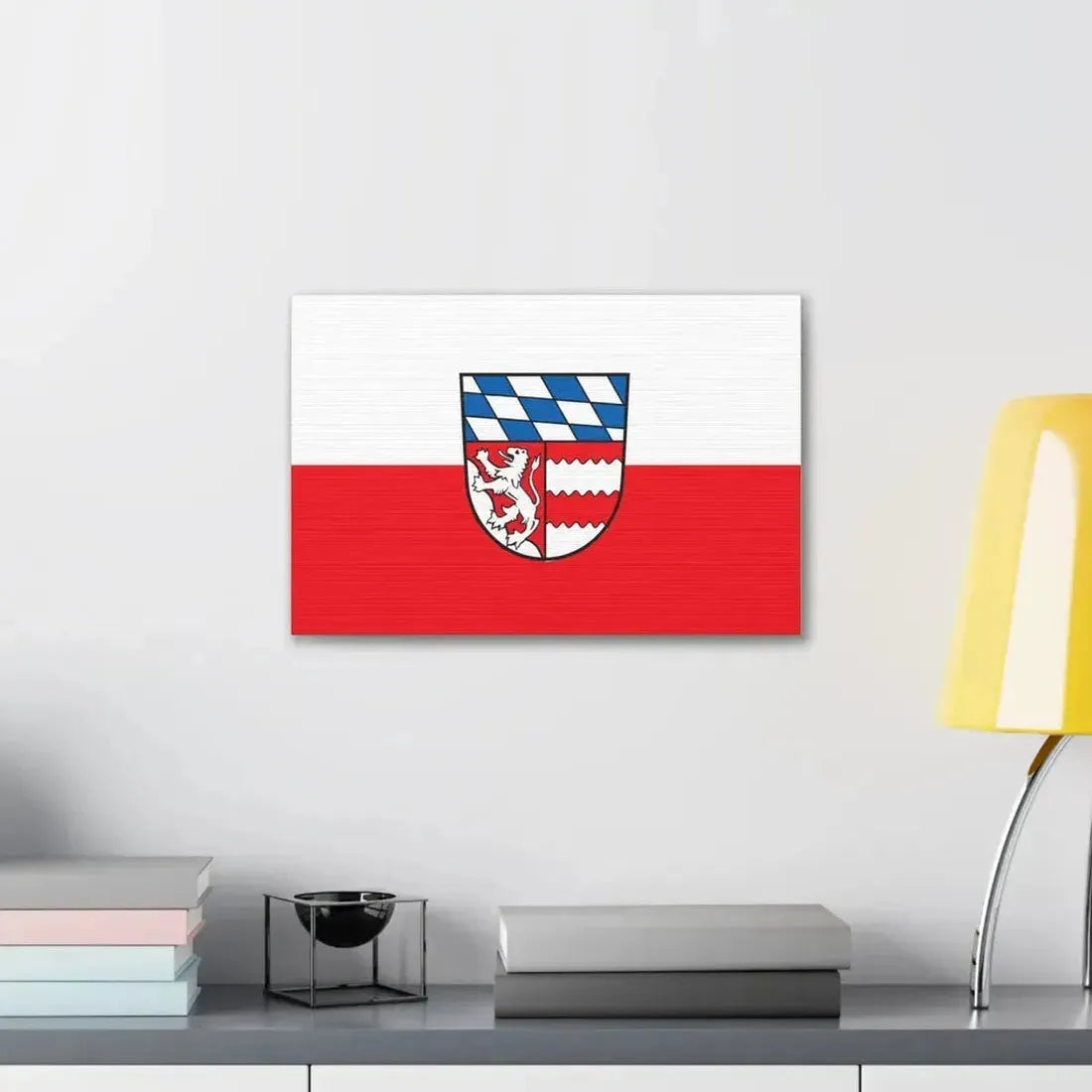 Flag of Dingolfing Landau Germany - Canvas Wall Art - The Sticker Space