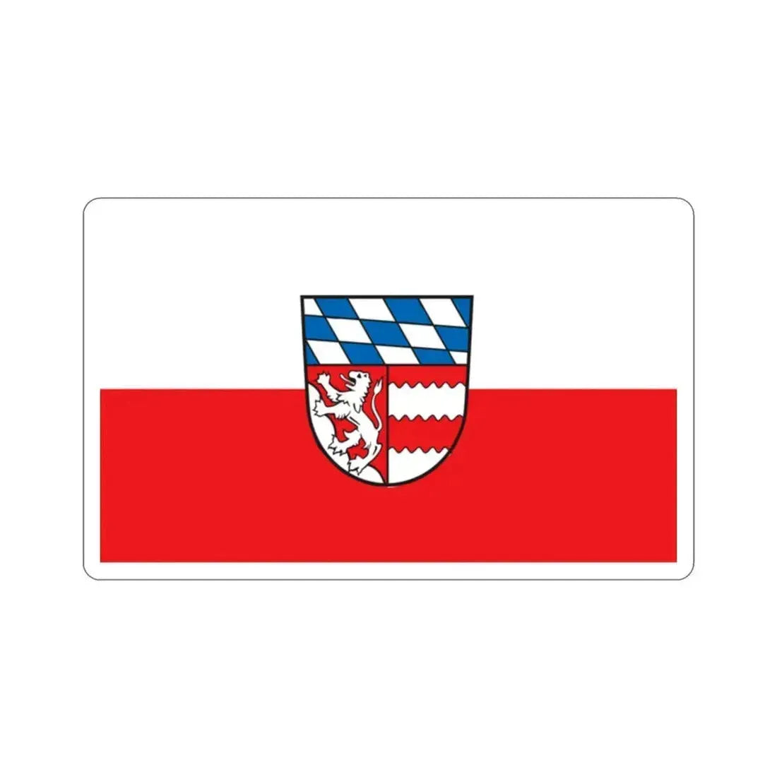Flag of Dingolfing Landau Germany STICKER Vinyl Die-Cut Decal 2 Inch - The Sticker Space