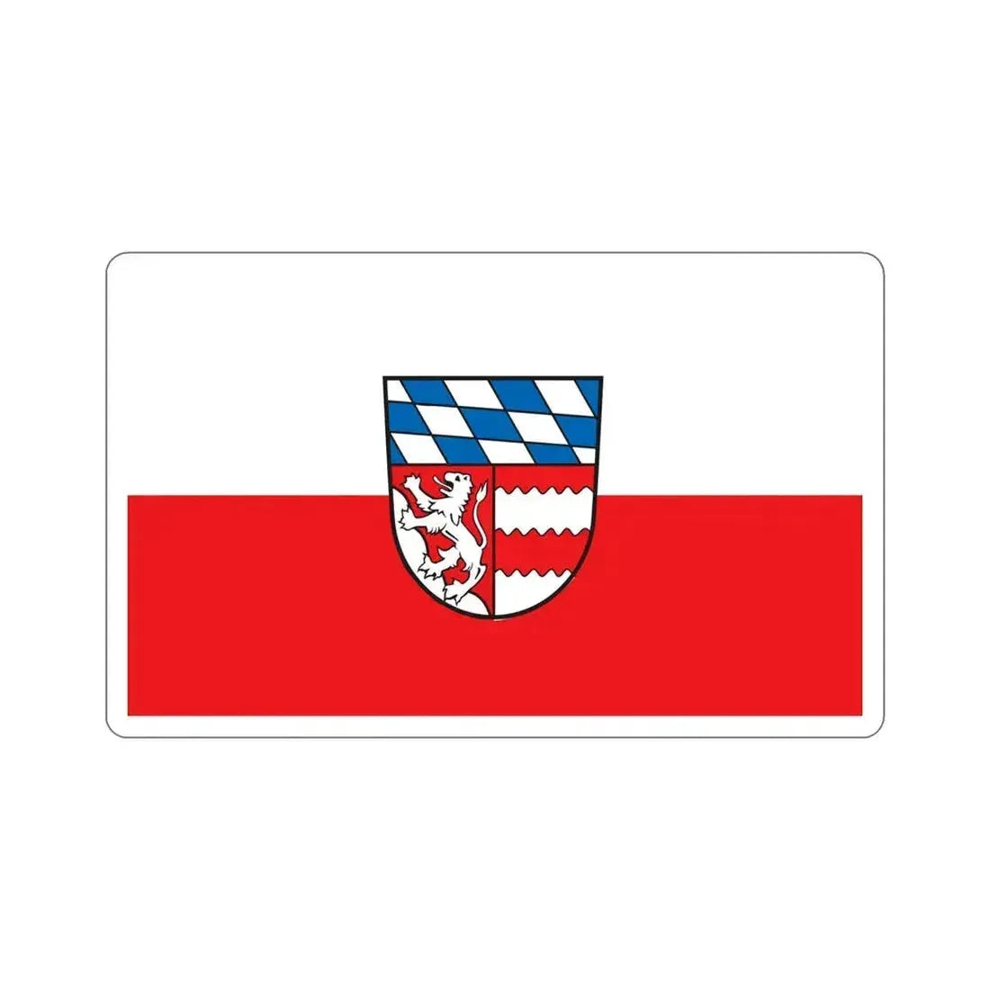 Flag of Dingolfing Landau Germany STICKER Vinyl Die-Cut Decal 6 Inch - The Sticker Space