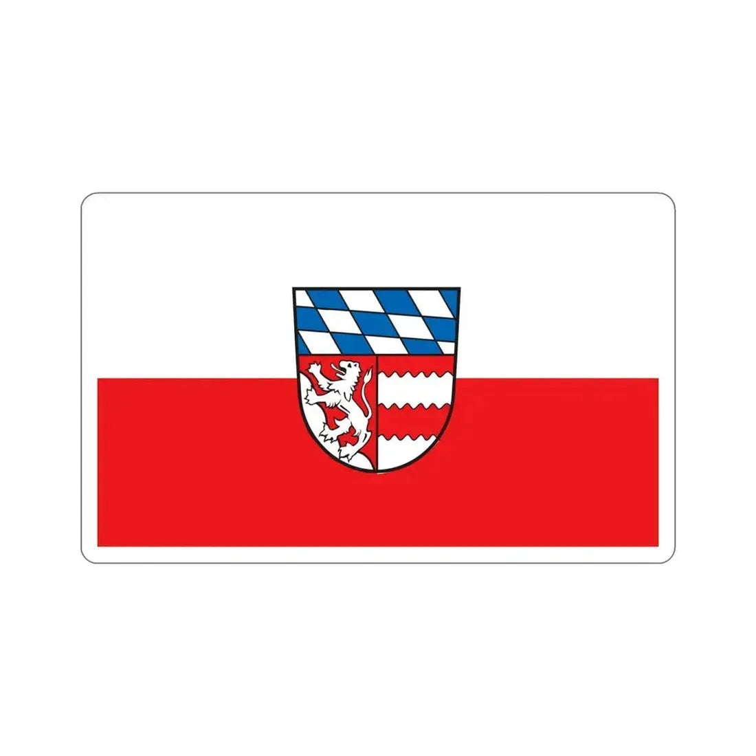 Flag of Dingolfing Landau Germany STICKER Vinyl Die-Cut Decal 6 Inch - The Sticker Space