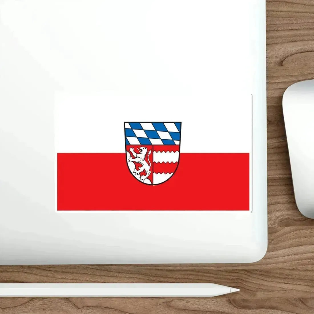 Flag of Dingolfing Landau Germany STICKER Vinyl Die-Cut Decal - The Sticker Space