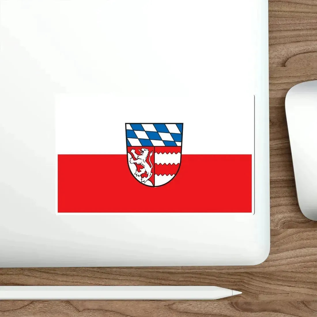 Flag of Dingolfing Landau Germany STICKER Vinyl Die-Cut Decal - The Sticker Space