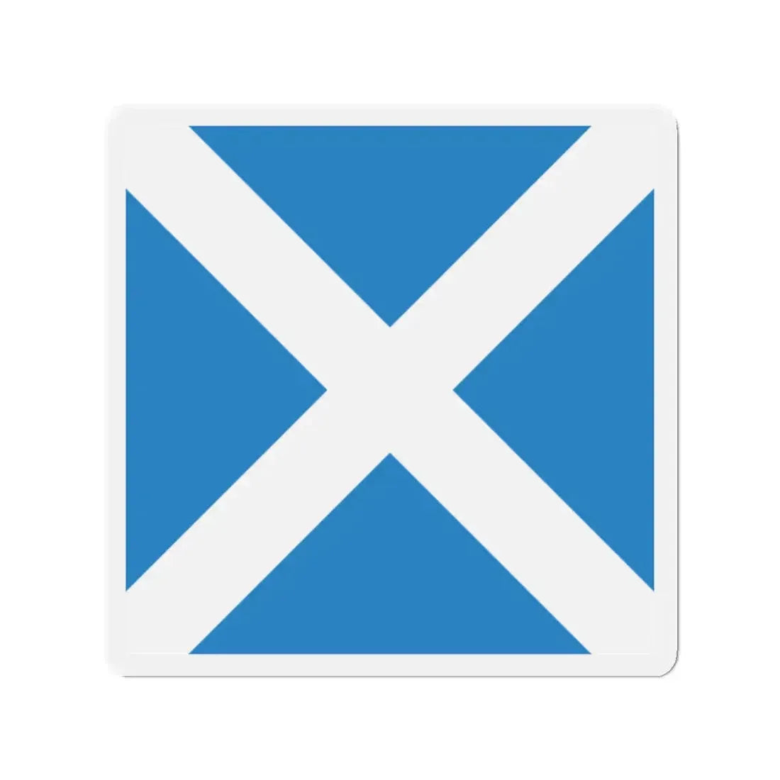 Flag of Disentis Mustér Switzerland - Refrigerator Magnet 2 Inch - The Sticker Space