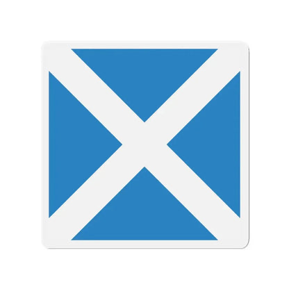 Flag of Disentis Mustér Switzerland - Refrigerator Magnet 3 Inch - The Sticker Space