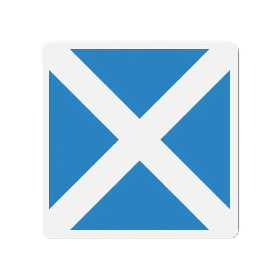 Flag of Disentis Mustér Switzerland - Refrigerator Magnet 4 Inch - The Sticker Space