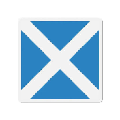 Flag of Disentis Mustér Switzerland - Refrigerator Magnet 4 Inch - The Sticker Space