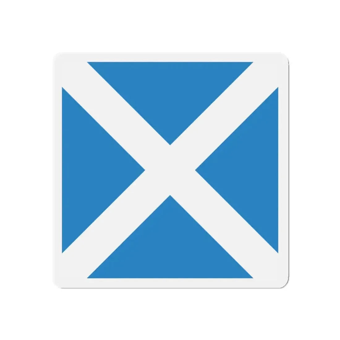 Flag of Disentis Mustér Switzerland - Refrigerator Magnet 5 Inch - The Sticker Space