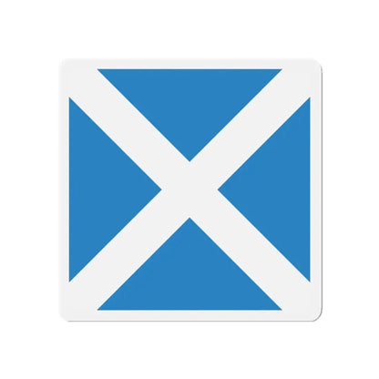 Flag of Disentis Mustér Switzerland - Refrigerator Magnet 5 Inch - The Sticker Space