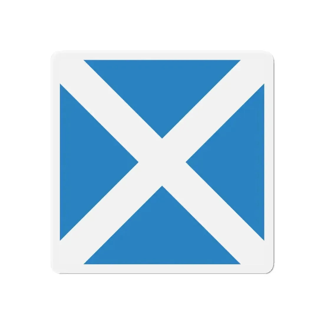 Flag of Disentis Mustér Switzerland - Refrigerator Magnet 6 Inch - The Sticker Space