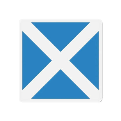 Flag of Disentis Mustér Switzerland - Refrigerator Magnet 6 Inch - The Sticker Space