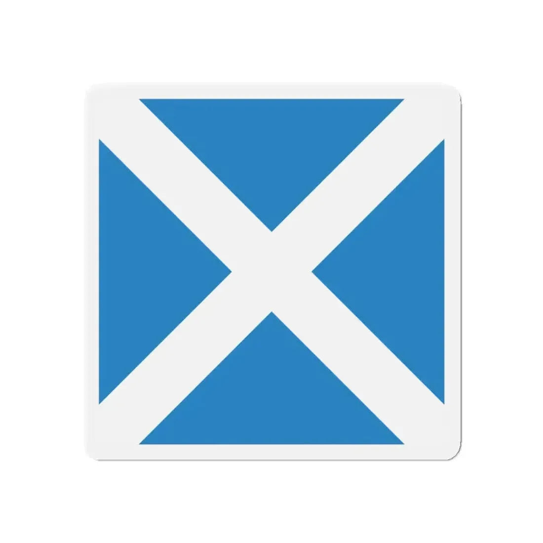 Flag of Disentis Mustér Switzerland - Refrigerator Magnet - The Sticker Space