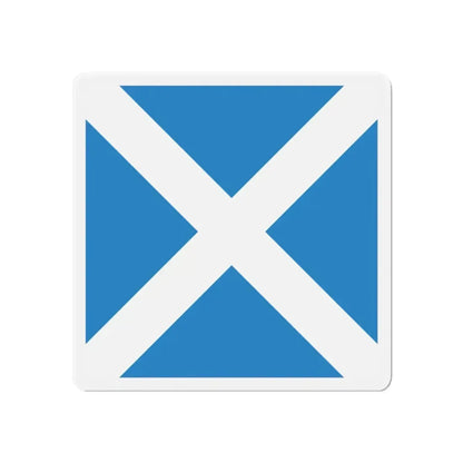 Flag of Disentis Mustér Switzerland - Refrigerator Magnet - The Sticker Space