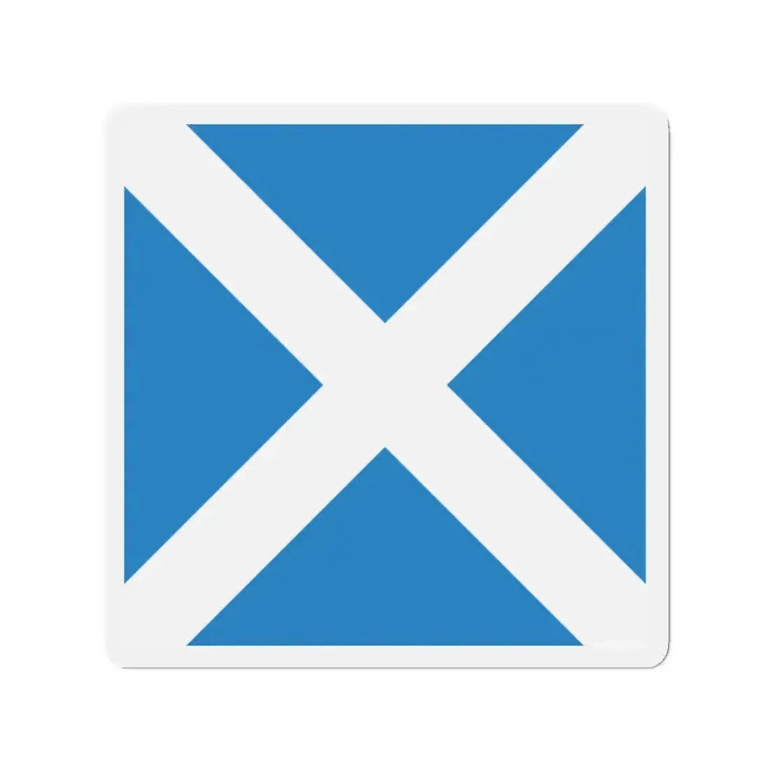 Flag of Disentis Mustér Switzerland - Refrigerator Magnet - The Sticker Space