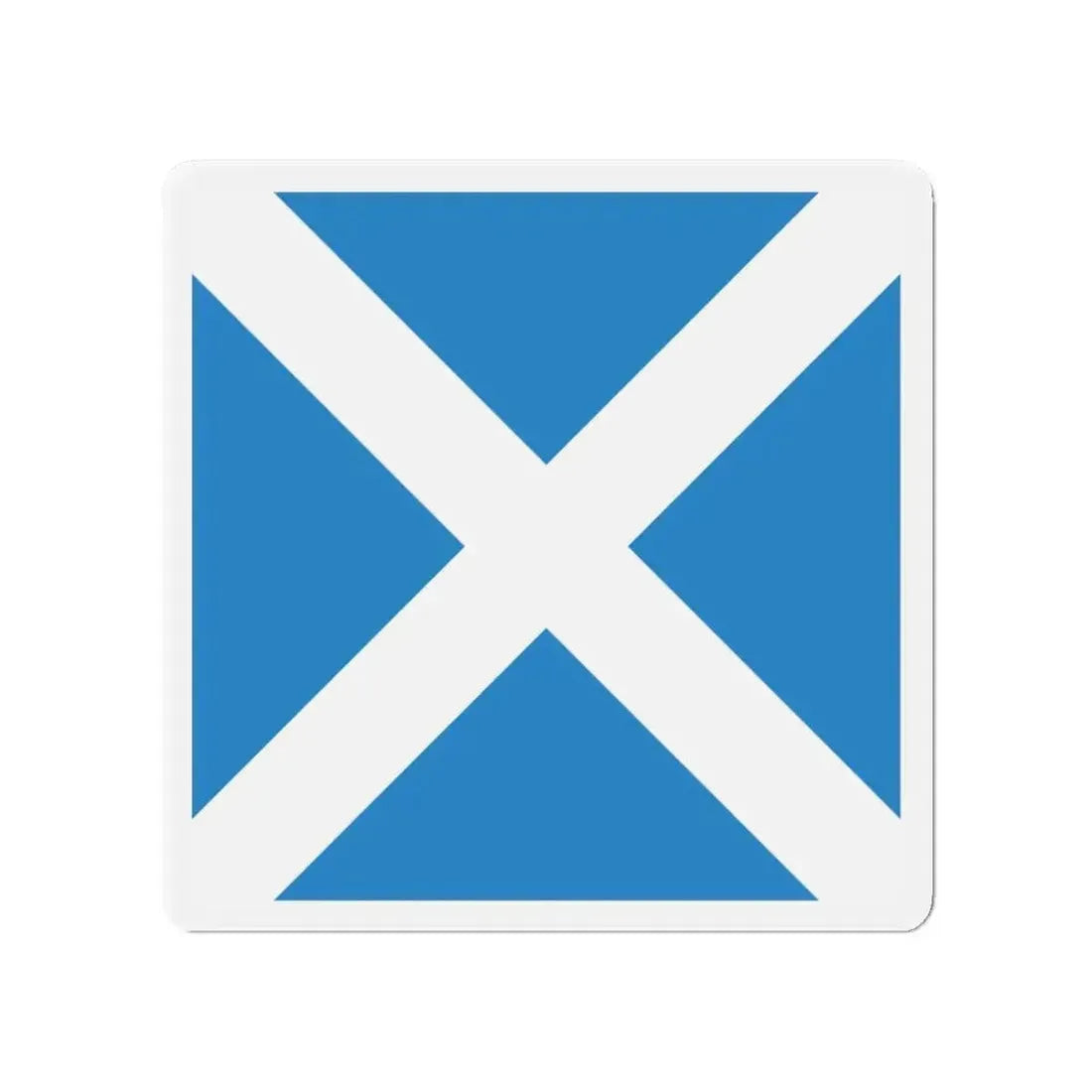 Flag of Disentis Mustér Switzerland - Refrigerator Magnet - The Sticker Space