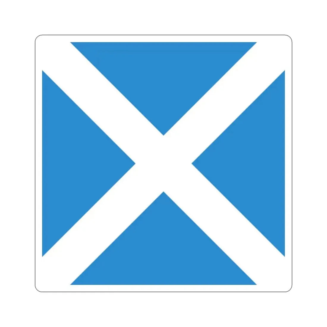 Flag of Disentis Mustér Switzerland STICKER Vinyl Die-Cut Decal 2 Inch - The Sticker Space