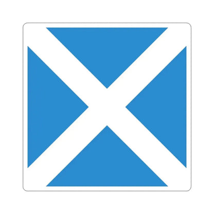 Flag of Disentis Mustér Switzerland STICKER Vinyl Die-Cut Decal 3 Inch - The Sticker Space