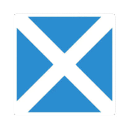 Flag of Disentis Mustér Switzerland STICKER Vinyl Die-Cut Decal 4 Inch - The Sticker Space