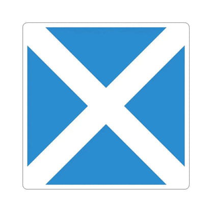 Flag of Disentis Mustér Switzerland STICKER Vinyl Die-Cut Decal 5 Inch - The Sticker Space