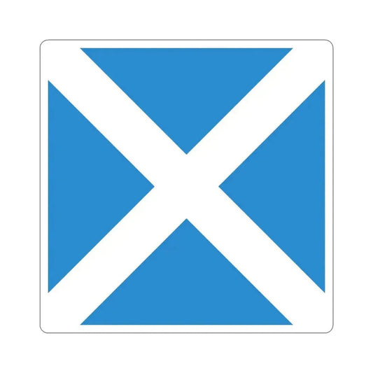 Flag of Disentis Mustér Switzerland STICKER Vinyl Die-Cut Decal 6 Inch - The Sticker Space