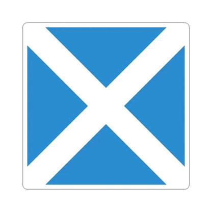 Flag of Disentis Mustér Switzerland STICKER Vinyl Die-Cut Decal 6 Inch - The Sticker Space