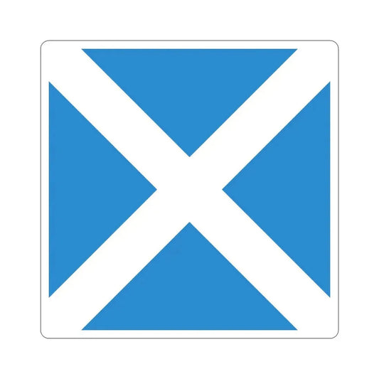 Flag of Disentis Mustér Switzerland STICKER Vinyl Die-Cut Decal 6 Inch - The Sticker Space