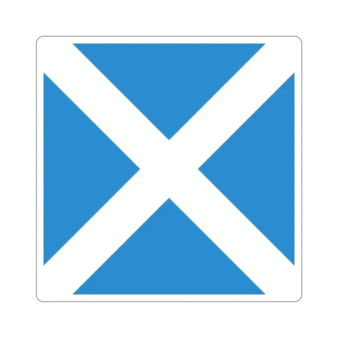 Flag of Disentis Mustér Switzerland STICKER Vinyl Die-Cut Decal - The Sticker Space