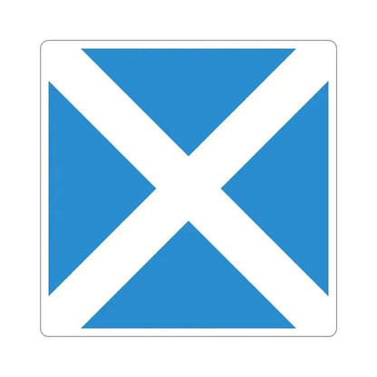 Flag of Disentis Mustér Switzerland STICKER Vinyl Die-Cut Decal - The Sticker Space