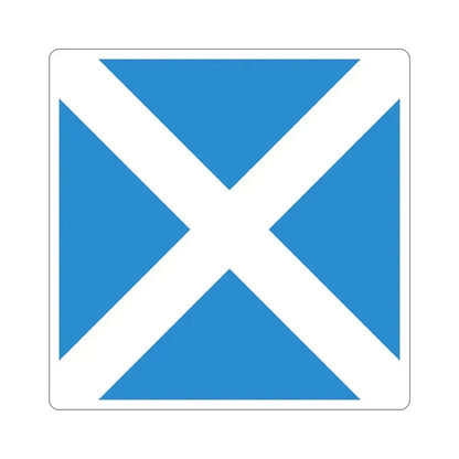 Flag of Disentis Mustér Switzerland STICKER Vinyl Die-Cut Decal - The Sticker Space