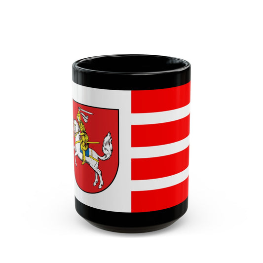 Flag of Dithmarschen Germany - Black Coffee Mug-15oz-The Sticker Space